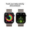 Apple Watch Series 11 [GPS + Cellular 46mm] Smartwatch with Natural Titanium Case with Natural Milanese Loop - M/L. Sleep Score, Fitness Tracker, Health Monitoring, Always-On Display, Water Resistant view 3