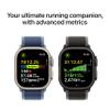 Apple Watch Ultra 3 [GPS + Cellular 49mm] Running & Multisport Smartwatch w/Rugged Titanium Case w/Blue/Bright Blue Trail Loop - M/L. Satellite Communications, Advanced Health & Fitness Tracking view 4