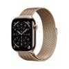 Apple Watch Series 11 [GPS + Cellular 46mm] Smartwatch with Gold Titanium Case with Gold Milanese Loop - M/L. Sleep Score, Fitness Tracker, Health Monitoring, Always-On Display, Water Resistant view 1
