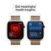 Apple Watch Series 11 [GPS + Cellular 46mm] Smartwatch with Gold Titanium Case with Gold Milanese Loop - M/L. Sleep Score, Fitness Tracker, Health Monitoring, Always-On Display, Water Resistant view 4