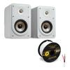 Polk Audio Signature Elite ES15 Bookshelf Speakers Cable Bundle (White) view 1