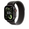 Apple Watch Band - Trail Loop - 49mm - Black/Charcoal - M/L - Black Titanium Finish view 2