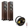 Polk Audio Signature Elite ES50 Floorstanding Speaker Cable Bundle (Walnut) view 1