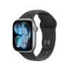 Apple Watch Series 11 [GPS + Cellular 42mm] Smartwatch with Space Gray Aluminum Case with Black Sport Band - S/M. Sleep Score, Fitness Tracker, Health Monitoring, Always-On Display, Water Resistant view 1