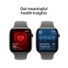 Apple Watch Series 11 [GPS + Cellular 46mm] Smartwatch with Natural Titanium Case with Stone Grey Sport Band - S/M. Sleep Score, Fitness Tracker, Health Monitoring, Always-On Display, Water Resistant view 4