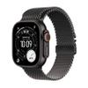Apple Watch Ultra 3 [GPS + Cellular 49mm] Running & Multisport Smartwatch w/Rugged Titanium Case w/Black Titanium Milanese Loop - L. Satellite Communications, Advanced Health & Fitness Tracking view 1