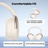Edifier W80 Over Ear Headphones with -49dB Active Noise Cancelling, LDAC Hi-Res Wired & Wireless, AI Clear Call, Fast Charging, Multipoint Connection, Bluetooth V5.4 - Ivory (Renewed) view 3