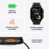 Apple Watch Ultra 3 [GPS + Cellular 49mm] Running & Multisport Smartwatch w/Rugged Titanium Case w/Light Blue Alpine Loop - S. Satellite Communications, Advanced Health & Fitness Tracking view 2