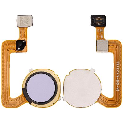 Best Shopper - Replacement Fingerprint Reader with Flex Cable Compatible for Xiaomi Redmi 12C (Purple)