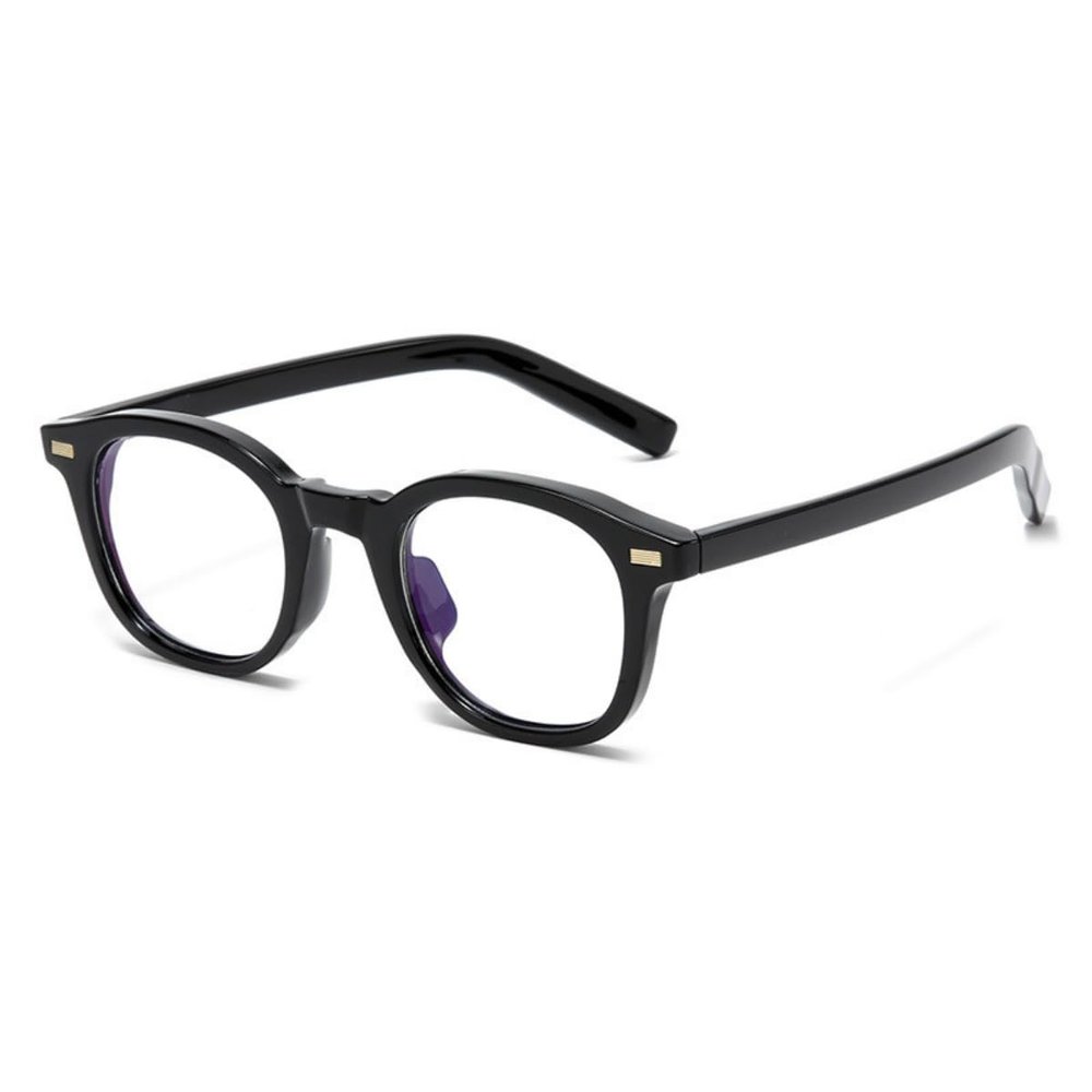 Blue Light Blocking Reading Glasses for Women Men Stylish Retro Square Premium Readers Reduce Eye Strain Comfortable (Black, 2.75, x)