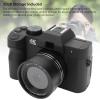 ACAGALA 4K 48MP Mirrorless Camera with 16X Zoom 32GB Memory Card Travel Camera for Photography Filming view 2