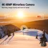 ACAGALA 4K 48MP Mirrorless Camera with 16X Zoom 32GB Memory Card Travel Camera for Photography Filming view 3