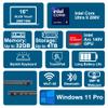 HP OmniBook X Flip 2-in-1 Laptop 16" 3K OLED Touch (500nits HDR, 120Hz) Intel 8-core Ultra 9 288V (Up to 48 Tops) 32GB RAM 2TB SSD for Creator Business Professional Win11Pro ICP Hub w/Copilot+ AI view 3