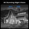 ZOSI C220 4K 8CH POE NVR Security Camera System with 2TB HDD, 6 x 8MP PoE IP Dome Cameras with AI Human/Vehicle/Face Detection, C518 4K Indoor Security Camera, WiFi Pan/Tilt Pet/Dog/Baby Plug-in IP Ca view 3