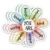 3PCS You are Unique Enough Worthy Loved Bible Verse Stickers, Vinyl Sticker, 3 Inch, Die-Cut Design, for Laptops and Smooth Surfaces view 1