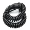 ACFFVBW Coiled Extension Cord, 3 Core Electric Extensible Cable 0.5mm Square 2.5 Meters 7. Black Power Cord Spring(3 Core 20awg,Line Length 2.5meter) view 1