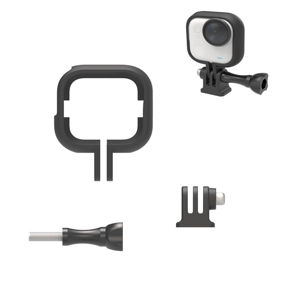Compatible with for I n s t a 360 GO Ultra Camera Frame Protection Base Long Screw Body Protection Simple Frame with Base Long Screw 1pcs