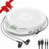 Portable CD Player for Car: Kegaudio with Earphones Anti-Skip LCD Display Personal Disman Disc Player for Car & Sports Supports MP3 WMA PROG & Memory Function view 1