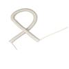 ACFFVBW Coiled Extension Cord, 8 Core White Spring Wire OD 5mm Shiny PU Pure Copper Flexible Signal Spiral Cable Stretch 3 Meters 6(Spiral Length 0.6meters) view 3