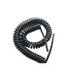 ACFFVBW Coiled Extension Cord, 2 Cores Black 24AWG Spiral Cable Stretchable Telescopic Power Cord 20AWG 17AWG 14AWG Spring Wire(2 Cores 20awg 2.5 Meters Straight) view 1
