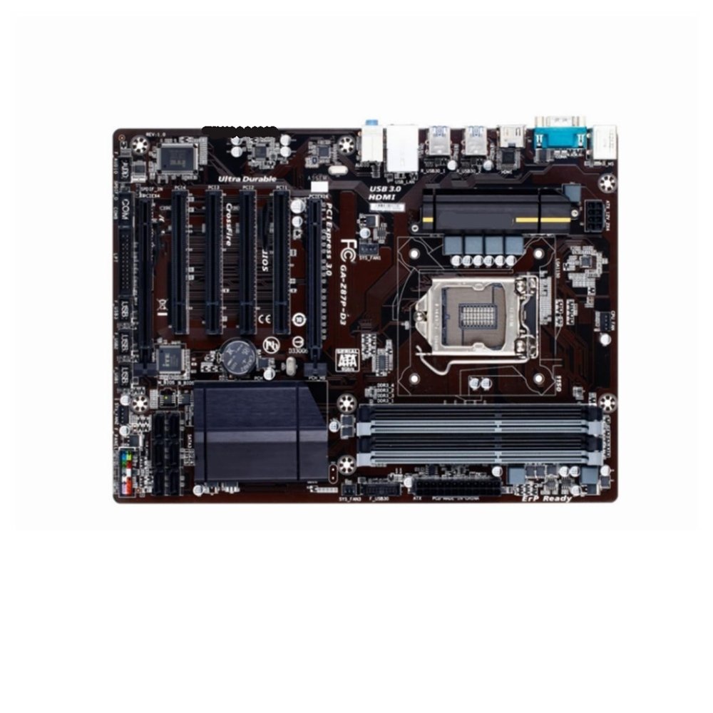 1pcs Motherboard for GA-Z87P-D3 LGA 1150 Z87 DDR3 USB3.0 32GB SATA III Z87P D3 Desktop Mainboard Z87P-D3