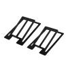 BaotyJie 2X Desktop Speaker Stand Base Small Speaker Rack Freestanding Utility Mount Holder for Room Indoor view 1