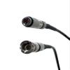 12G Rated HDBNC (Micro BNC) to Din 1.0/2.3 Video Coaxial Cable, Black, 1ft view 2