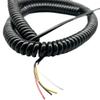 ACFFVBW Coiled Extension Cord, 20AWG Black Spiral Cable Spring Cold, Power(Stretch 1.25 Meters) view 1
