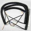 ACFFVBW Coiled Extension Cord, 20AWG Black Spiral Cable Spring Cold, Power(Stretch 1.25 Meters) view 4