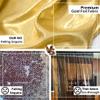 10 Panels 5ft(W) x 20ft(H) Gold Backdrop Curtain for Wedding Parties  20 FT Extra Long Wrinkle Free Shimmer Back Drop Cloth for Valentine's Day, Photography, Birthday, Graduation Background view 2