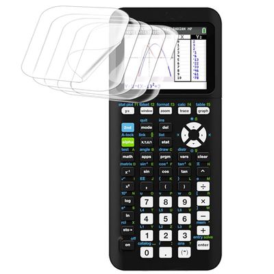 [5 Pack] Tznzxm for Texas Instruments TI-84 Plus CE Color Graphing Calculator Screen Protector, Case Friendly HD Clear [Anti-Scratch] [Bubble Free] [Anti-Fingerprint] PET Film