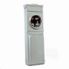 ABB GE1LM532SS RV Power Pedestal  100A Metered, 50A/30A/20A GFCI Receptacles  Surface Mount  NEMA 3R Galvanized Steel Enclosure  Outdoor Load Center for RV Parks & Campgrounds view 1