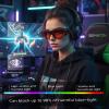 LVIOE 99% Blue Light Blocking Glasses Orange Tinted Lens for Good Sleep Fit Over Glasses UV Protection view 2