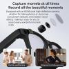 Smart Glasses Video Recording AI Glasses Photochromic Lenses with 8 Megapixels Wide-Angle Camera Languages Translation Image Recognition Answer Call for Android iOS Black view 2