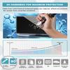 CDEFG 2Pcs Tempered Glass for 2025 2026 VW ID.4 Screen Protector, for 2024 2025 2026 Volkswagen ID.4/2025 2026 ID.Buzz(12.9" Navi & 5.3" Dash) Screen Cover Accessories 9H Hardness HD Clear view 3