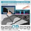 CDEFG 2Pcs Tempered Glass for 2025 2026 VW ID.4 Screen Protector, for 2024 2025 2026 Volkswagen ID.4/2025 2026 ID.Buzz(12.9" Navi & 5.3" Dash) Screen Cover Accessories 9H Hardness HD Clear view 4