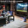 Bluetooth Speaker with 360HD Stereo Sound, 2026 NEW Portable Wireless Speaker IPX7 Waterproof, HD Call, TWS Pairing, Built-in Mic, RGB Lights, 12H Playtime for Outdoors, Home/Travel/Praty Beach Gift view 4