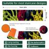 Halloween Zombie Hand Stair Treads for Wooden Steps, 15 Piece 8" X 30" Non-Slip Carpet Stairway Treads, Washable Stair Runner Rugs for Kids Elders Dogs view 4