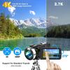 Video Camera 4K Night Vision Camcorder Digital, 48MP Vlogging Camera for YouTube, 18X Digital Zoom Camera Recorder 3" IPS Touchscreen with 32GB SD Card, Remote, 2 Batteries view 3