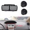 Car Vents Car Parts for Toyota Yaris 2008-2013 Center Dash A/C Outlet Air Vent Panel Air Outlet Cover Replacement(Middle) (Right) view 2