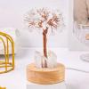 Lumisoul Natural Crystal Money Tree Night Light with Clear Quartz Point DIY Healing Lamp for Bedside and Home Dcor (Clear Quartz) view 2