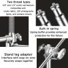 C Stands,Bearing 20kg, Adjustable Stainless Steel Tripod,Easy Assembly for Photography Studio Video Camera Flash Softbox(Style 3) view 4