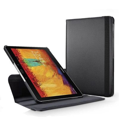 360 Degree Rotating Stand Tab Case Protective Cover Slim Shell for 10.1'' Samsung Galaxy Note 10.1 2014 Edition P600 P601 P605 (Blue)