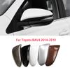 Fit for Toyota RAV4 2014 2015 2016 2017 2018 2019 Side Rear View Mirror Cover Shell Holder Door Mirror Cap Housing-White_Left (Brown Left Side) view 3