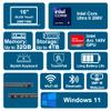 HP OmniBook X Flip 2-in-1 Laptop 16" 3K OLED Touch (100% DCI-P3, 120Hz) Intel 8-core Ultra 9 288V (Up to 48 Tops) 32GB RAM 2TB SSD for Creator Designer Business Professional Win11 ICP Hub Copilot+ AI view 3