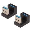 ASHATA USB 3.0 Male to Female Adapter, Aluminum Alloy USB3.0 Extension Cable with 10Gbps Data Transfer, Rapid Heat Dissipation, Plug and Play view 1