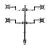 YTMJPQQJI Quad LCD Monitor Fully Adjustable Desk Stand | Suitable for 4 Screens 17 to 32 inches view 1