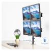 YTMJPQQJI Quad LCD Monitor Fully Adjustable Desk Stand | Suitable for 4 Screens 17 to 32 inches view 3