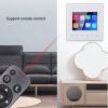 fosa Wall Amplifier Ceiling Speaker, Wall Mount Music Amplifier with 2.8 Inch Touch Screen Digital FM Radio Timer, for MP3 WAV MPEG Playback view 3