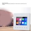 fosa Wall Amplifier Ceiling Speaker, Wall Mount Music Amplifier with 2.8 Inch Touch Screen Digital FM Radio Timer, for MP3 WAV MPEG Playback view 4